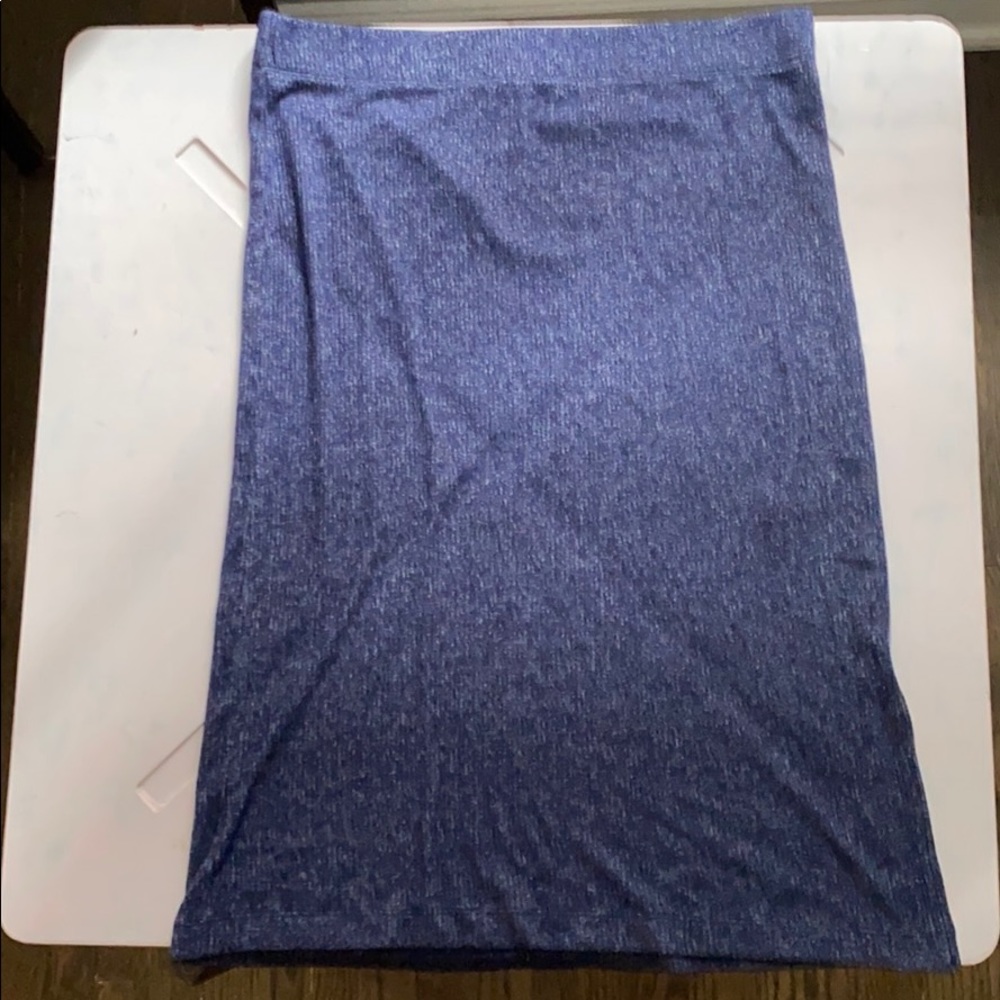 NWT Banana Republic blue lightweight skirt size xl
